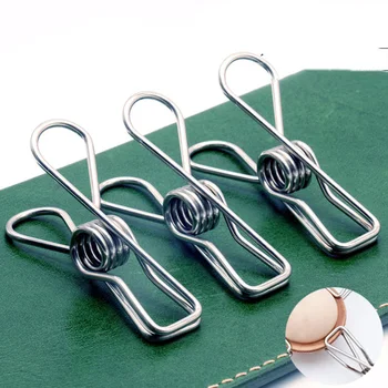 

10 Pcs Stainless steel Fixed clip DIY accessories for handmade leather goods Leather positioning Clip Clothes Pegs