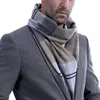 Bufanda suave escocesa para hombre, chal cálido de lana a cuadros para invierno, chal largo para el cuello, bufandas a la moda para hombre, envolturas cálidas a cuadros ► Foto 3/6