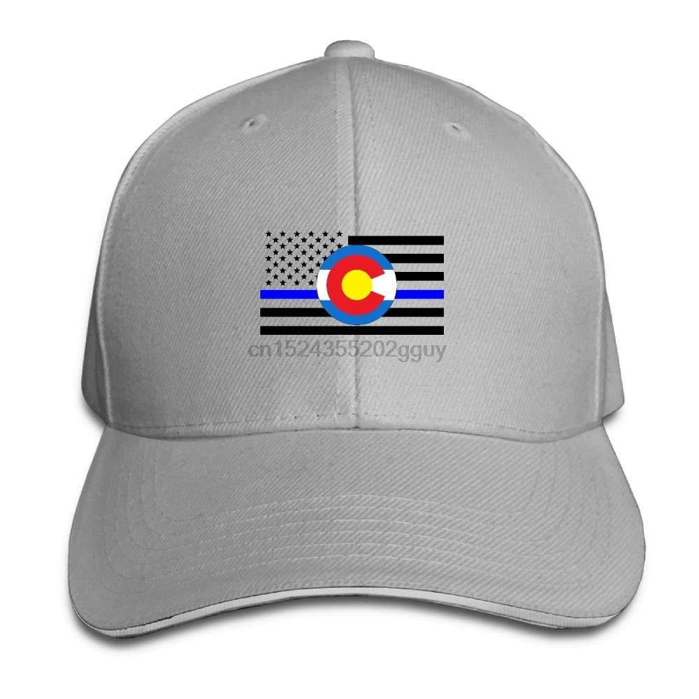 Opp сэндвич бейсбольная Кепка унисекс Дальнобойщик стиль шляпы Colorado тонкая синяя линия флаг