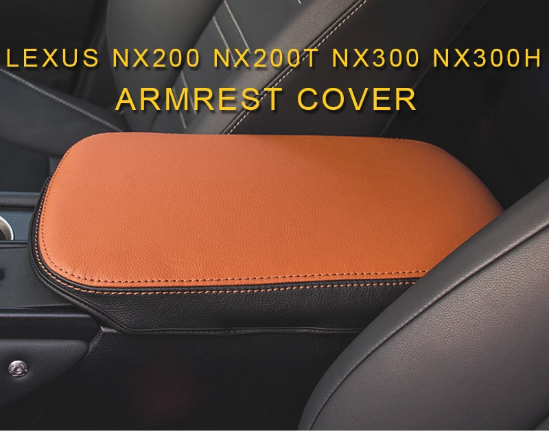 Для LEXUS NX200 NX200t NX300h уход за автомобилем подлокотник коробка Защитная крышка кожаный коврик подушка аксессуары для интерьера