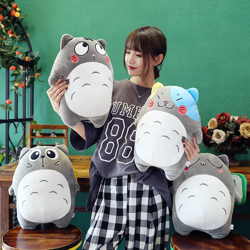 

Creative Cartoon Animation Totoro Plush Toys Doll down Cotton Software Pillow Doll Gift