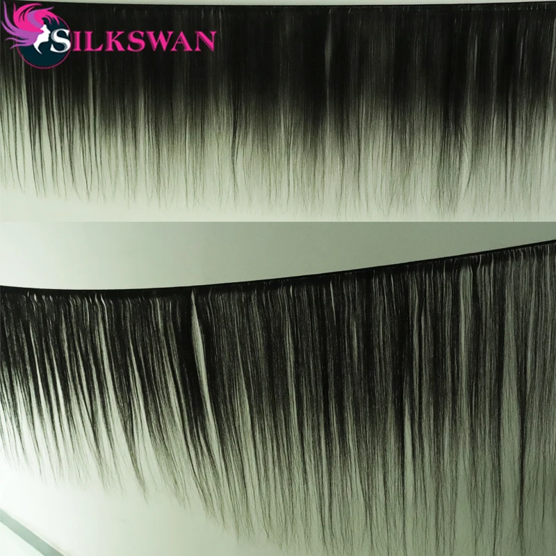 Silkswan Straight 10-30 Inch Human Hair Extensions 100% Remy Hair 28 30 32 34 36 38 40 Inch Brazilian Hair Weave Bundles