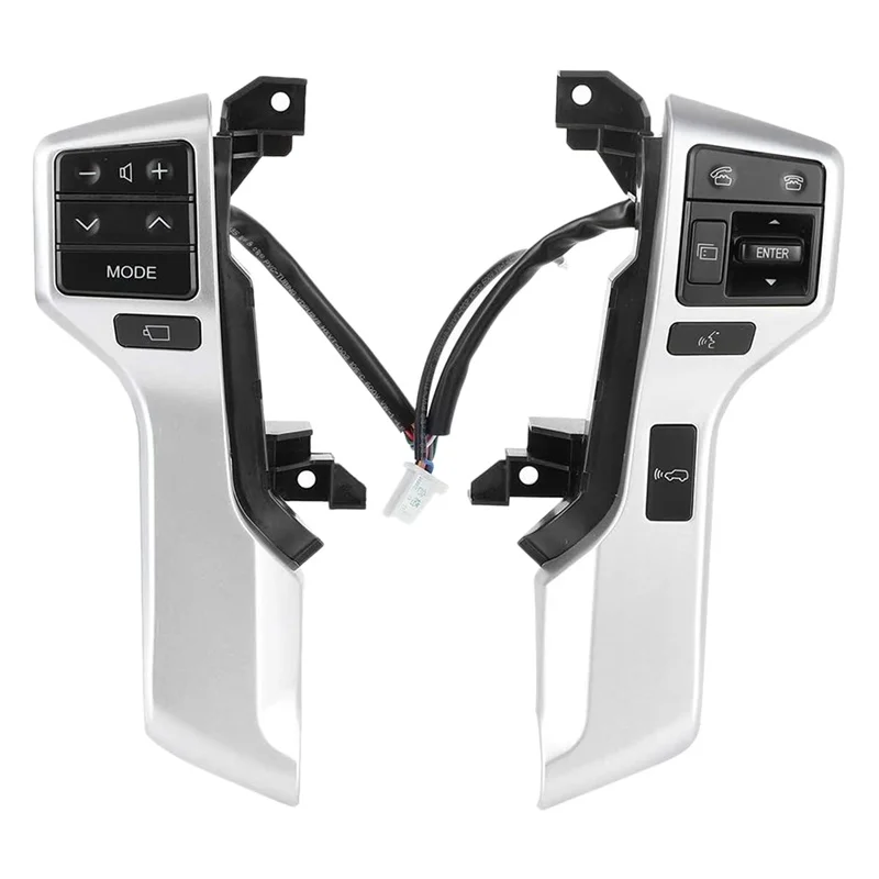 Car MultiFunction Steering Wheel Control Switch for Toyota Land Cruiser Prado 20102013 84250