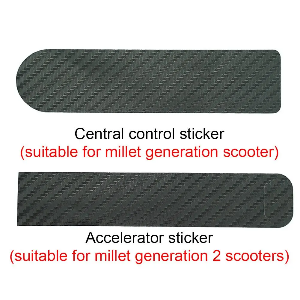 Для Xiaomi M365 электрический скутер стикер углеродного волокна Защитный пленочный выключатель панели пленки акселератора стикер s водонепроницаемый стикер
