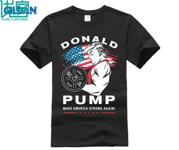 

Donald Pump T-shirt Good Quality Brand Cotton Shirt Summer Style Cool Shirts