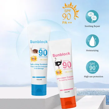 

Wholesale Sun Cream SPF 90/50 Sunscreen Sun Protection Moisturizing for Skin Whitening M3
