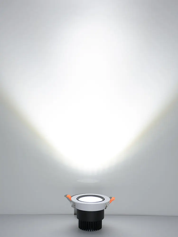 Description Picture 4 of itemEmbedded dimmable LED downlight Angle adjustable COB ceiling light spotlights 7W 9W 12W 15W 18W rotating AC85-260V indoor lighti
