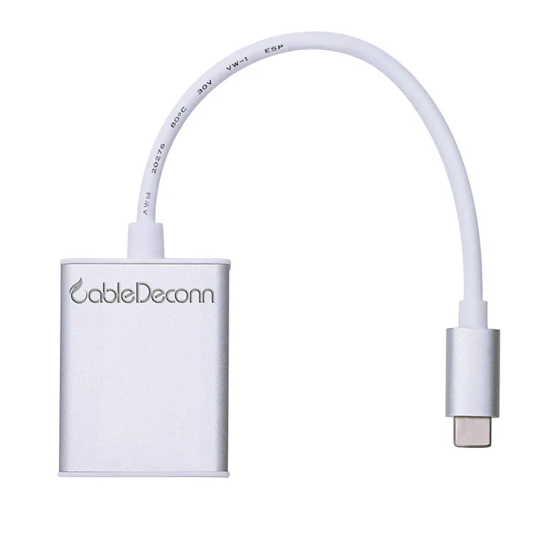 Тип c к hdmi с портом зарядки 4 K кабель преобразования для MacBook проект HDTV горячая распродажа