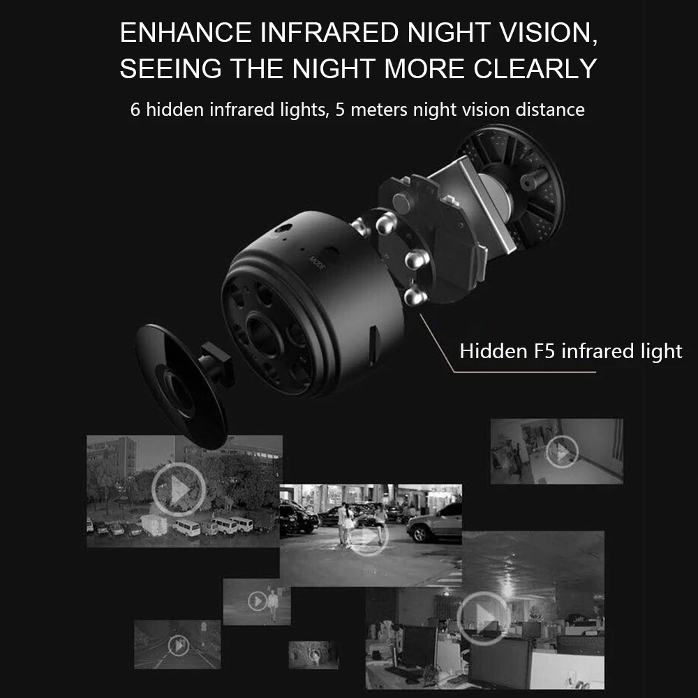 Беспроводная мини ip-камера для улицы, ночная версия, микро камера, видеокамера, диктофон, безопасность, HD 1080 P, CCTV камера