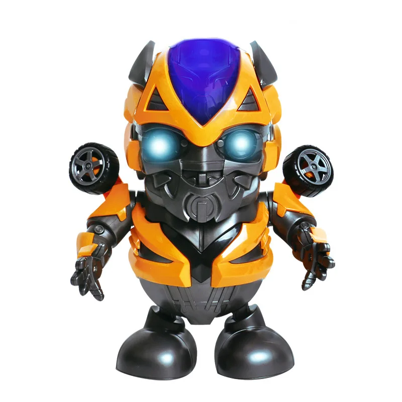 Avengers 4 Robots Q version of Marvel Electric Network Red Toys for children Dancing Iron Man anime figure spiderman superman |