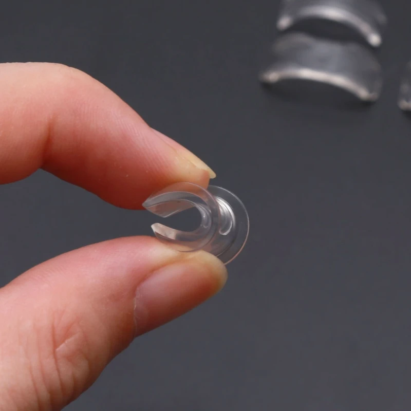 8 Sizes Silicone Anti Lost Invisible Clear Ring Resizer Loose