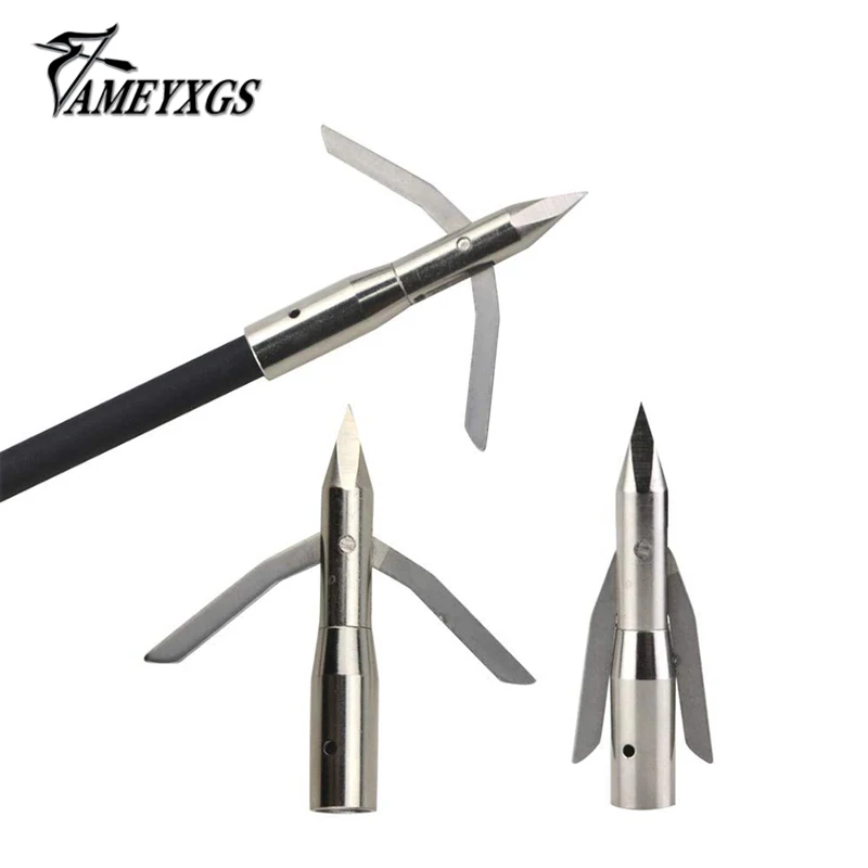 3/6/12 шт. Стрельба Из Лука Bowfishing Arrowhead Fishing Broadheads 288гр советы по пунктам аксессуары