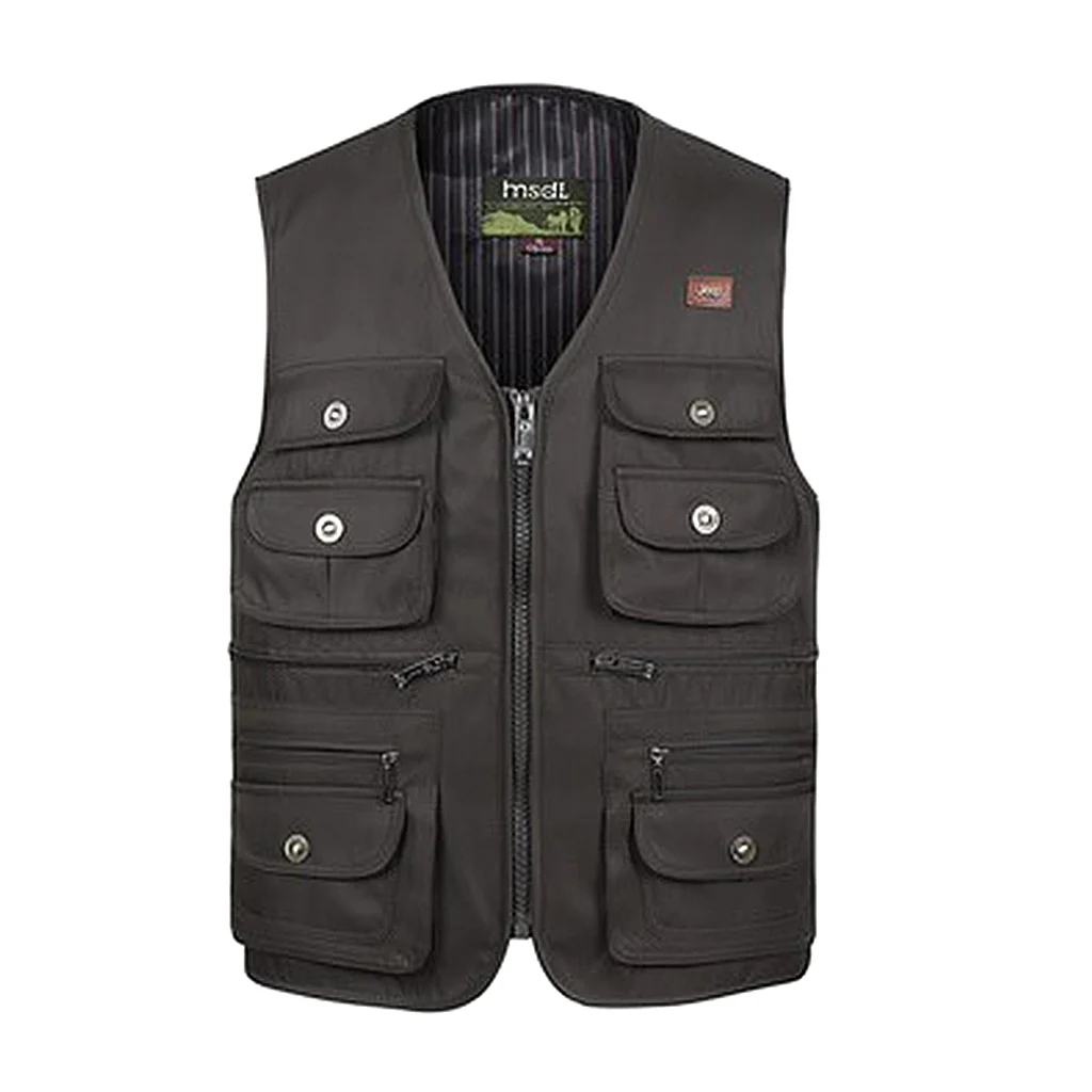 Men's Fishing Photographer Vest Outdoor Fly Fishing Sport Photography Walking Hiking Camping Hunting Trekking Travel Waistcoat