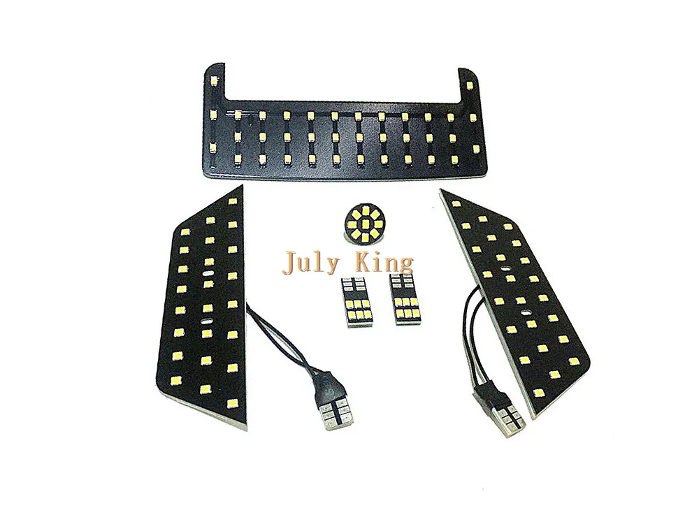 July King 6000K LED Car Interior Reading Lights Case for RAV4 MXAA5# AXAH5+, 2835SMD, 6 pcs/set