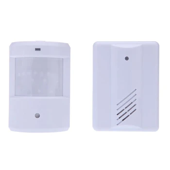 

FashionEntry doorbell Chime alarm Welcome Motion Sensor Wireless Infrared sensors White