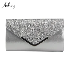 Aelicy женский клатч Серебряный Женский вечерний кошелек винтажный цепной Кошелек вечерние Конверт Сумка для телефона Bolsa Feminina