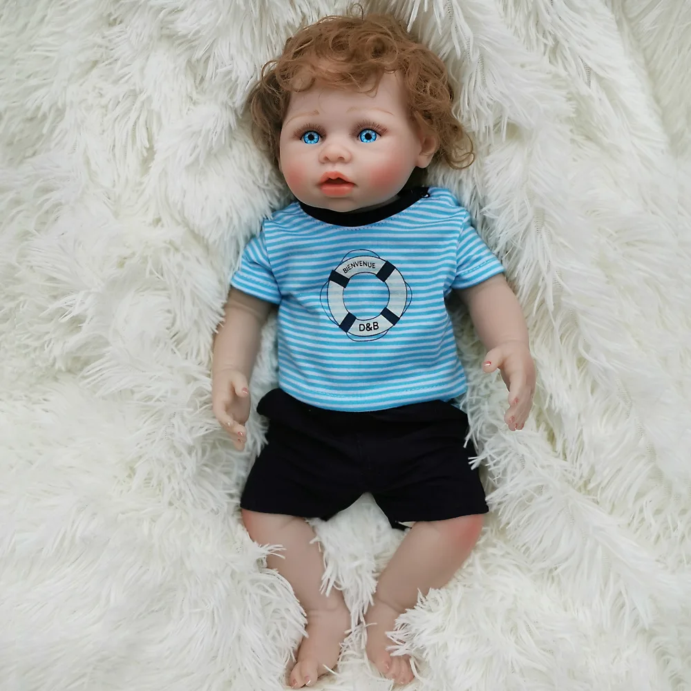 1" Bebe Reborn полная силиконовая кукла новорождённого кукольные бонеки Infantil Meninas Boneca Reborn Toys для детей Brinquedos Juguetes