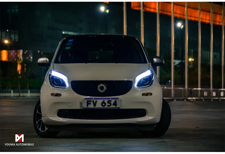 Чехол для Smart- светодиодный головной фонарь, аксессуар для лампы, чехол для Benz Smart светодиодный, для умного автомобиля