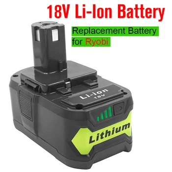 

6000mAh 18V Rechargeable Battery for Ryobi RB18L40 RB18L50 ONE Plus P102 P103 P105 P107 P108 P109 Power Tool Drill Batteries