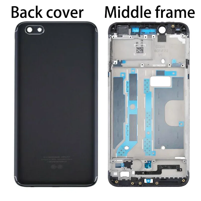 Для OPPO A77 батарея задняя крышка корпус двери для OPPO A77 средняя передняя рама