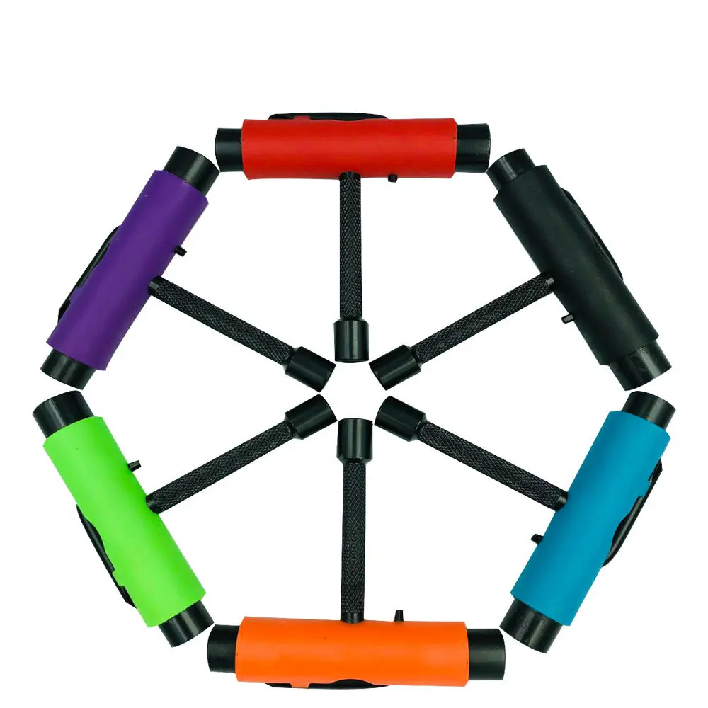 

New Skateboard T-wrench Universal Multi-functional Wrench Small Fish Plate Long Plate T-wrench Skateboard Longboatf Tools