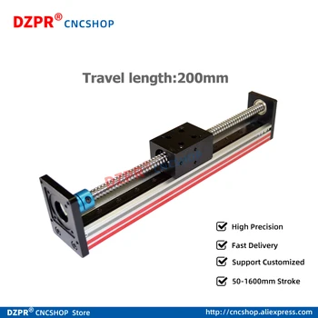 

Stroke 200mm linear module for 3d printer parts robotic arm kit Engraving machine Z axis