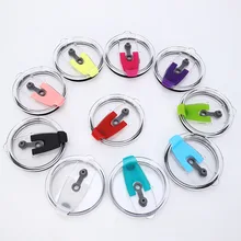 100 шт 30 унций стакан с защитой от проливания крышек для 30 унций стакан из нержавеющей стали чашки Ozark Trail устойчив к брызгам с отверстием для соломки