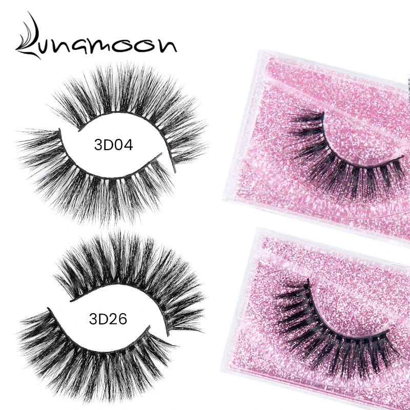 

3D mink lashes extra length mink eyelashes Big dramatic volume eyelashes strip thick false eyelash