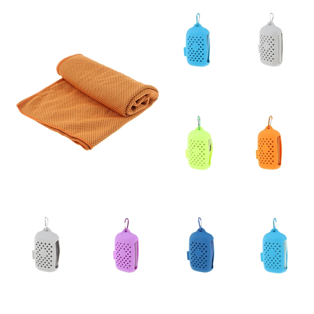 Instant Cooling Towel Stay Cool Fresh Active for Sports Outdoor Adventures Camping Hiking Gym Workout Fitness Yoga Golf