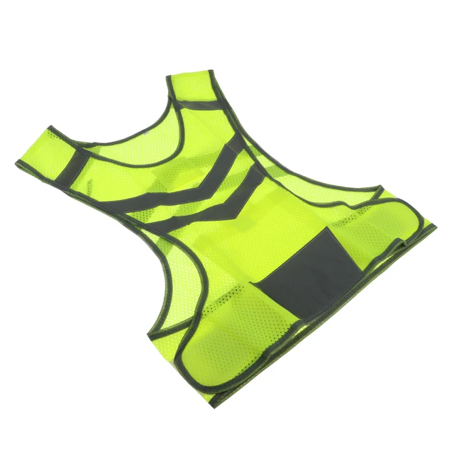 Safety Reflective Vest With LED Light and 360 Degree No-angle Reflective Strip for Walking Running Cycling Sports Day and Night 4