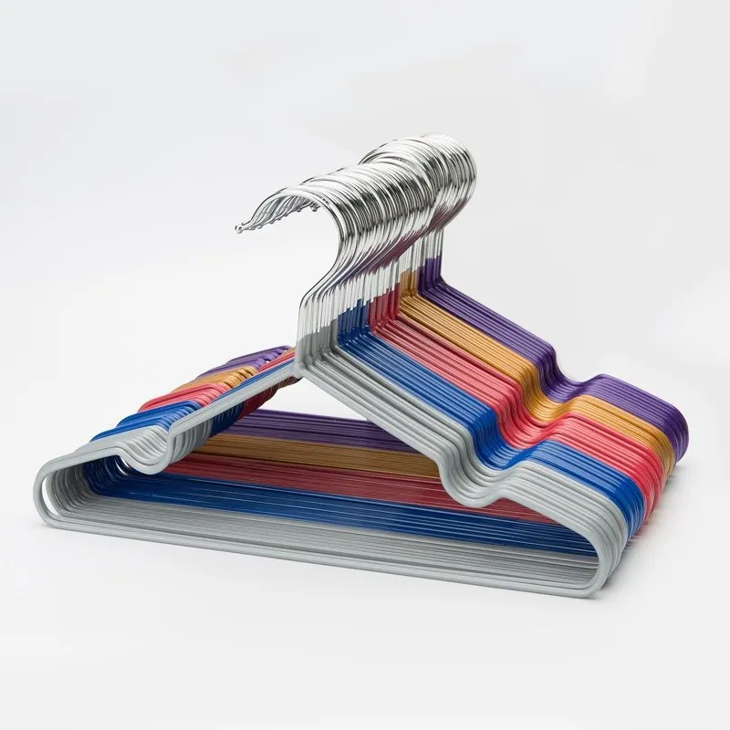 

Clothes Version Rough CHILDREN'S Hanger Infant Plastic Steel Hanging Leaching Anti-slip Silk Kids Plastic Clothes Hanger 20 PCs