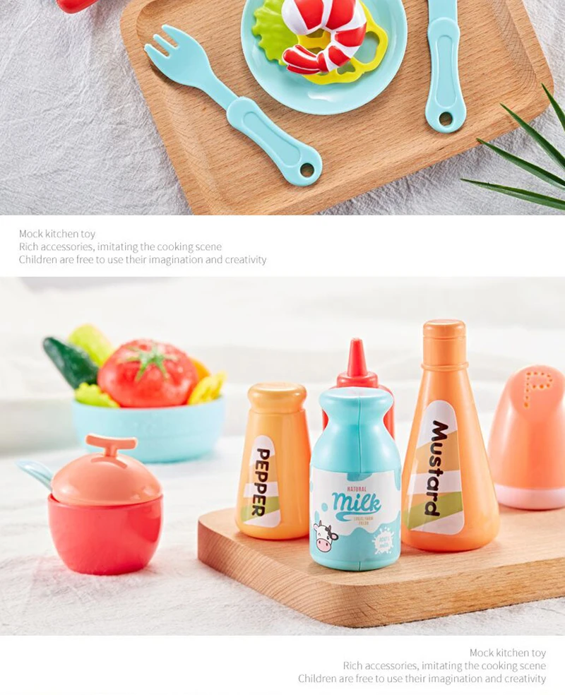 DIY Кухня Кукольный дом игрушки для девочки с мебели миниатюрный дом Сборка игрушки для 3 лет дети Дети подарки на день рождения