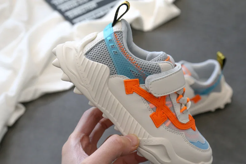 Spring Kids Sport Sneakers Baby Girls Casual Sneakers Children Brand Running Shoes Boys Mesh Chunky Sneakers Trainers New