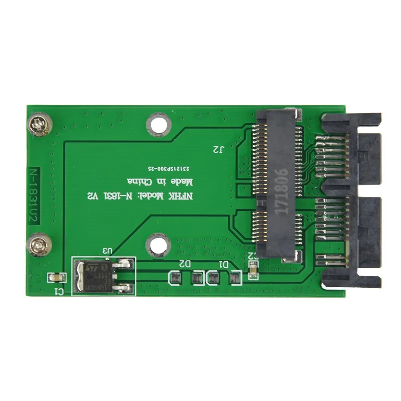 Mini PCI-e mSATA SSD до 1 8 дюймовая Micro-SATA адаптер конвертер карты зарядная Модульная плата