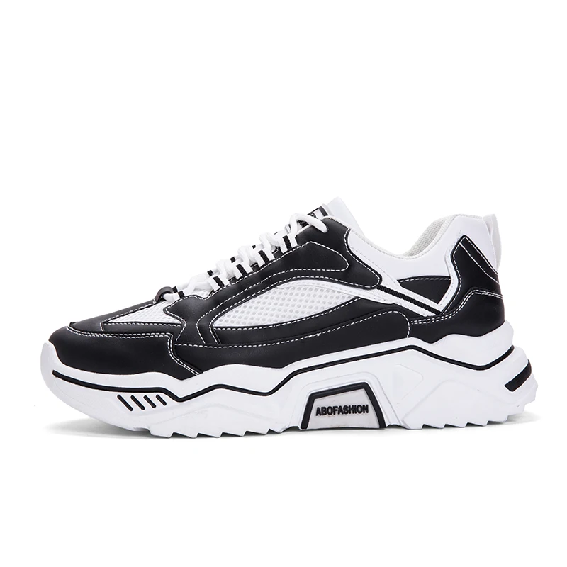 Spring Mesh Platform Pumps Lightweight Running Sport Shoes Lace Up Sneakers for Men | Обувь