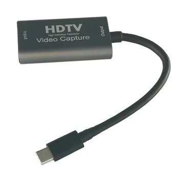

Type-C Video Capture Card HDMI to Type-C Game Live Video Recording Online Teaching Recording