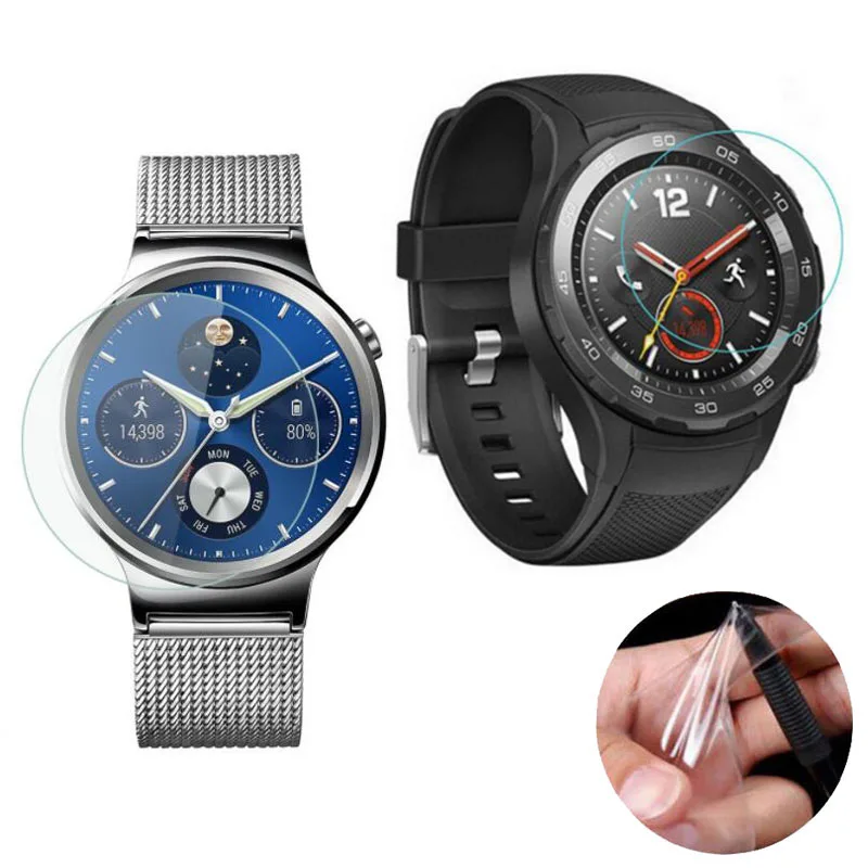 Ультрапрозрачная мягкая защитная пленка HD для смарт-часов Huawei Watch 2 Pro 2018 защита