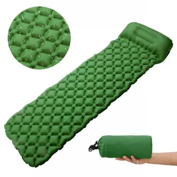 

Outdoor Tent Sleeping Pad Ultra Light Portable Moisture Pad Inflatable Cushion Mat Hiking Pillow Air Mattress Camping Supply