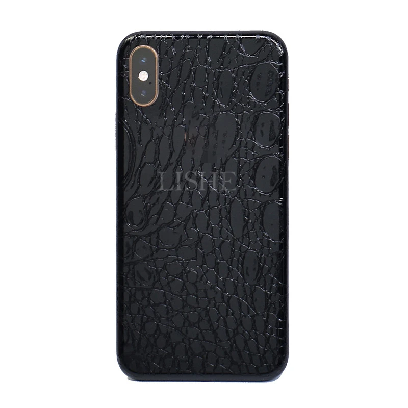 Стикеры для телефона iPhone Xs Max Xr X 6 7 8 6S 7/8 Plus Аллигатор змеиная кожа сотовый камень