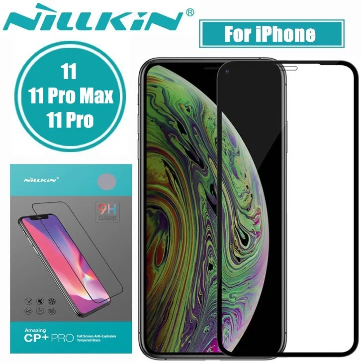 

Nillkin Anti-Explosion CP+ Pro Full Cover Screen Protector Tempered Glass for iPhone 11 Pro Max 5.8" 6.1" 6.5"
