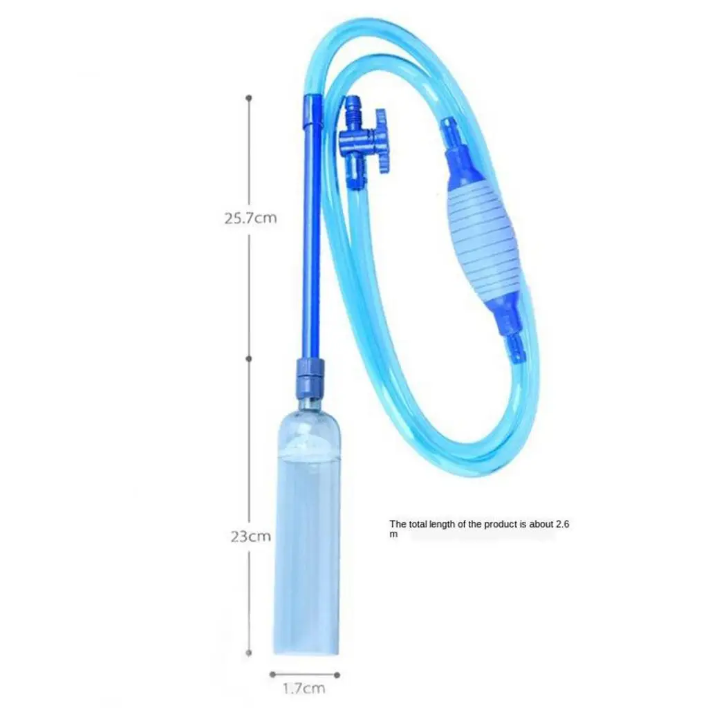 Aquarium Fish Tank Vacuum Gravel Water Filter Cleaner Siphon Pump Manual Cleaner