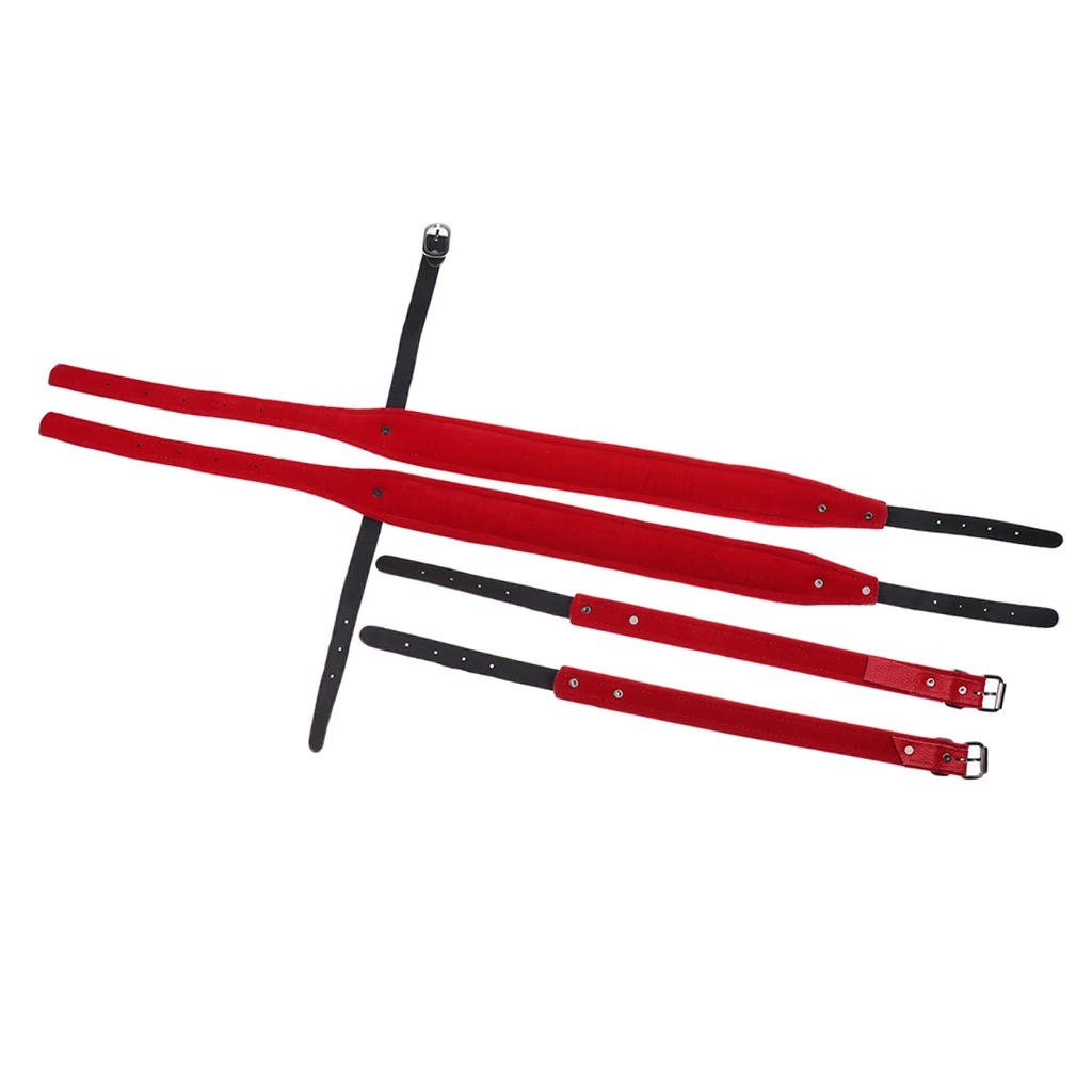 1 Pair 96/120 Bass Accordion Shoulder Straps for Accordionist Stage Accessory 98-110cm