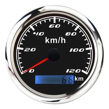 

Marine Car Digital GPS Speedometer Gauge 0-120 km/h 85mm Waterproof