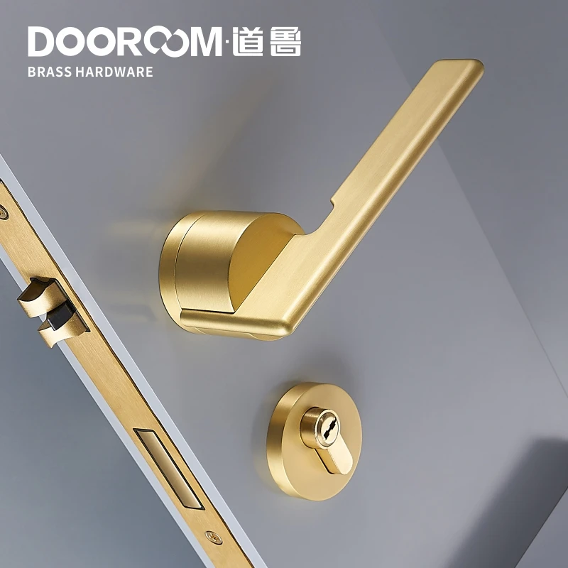 Набор латунных дверных замков Dooroom набор современных золотистых черных
