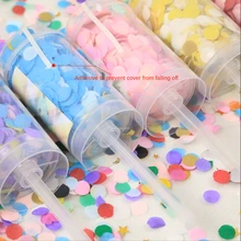 Colorful Party Confetti for Wedding Happy Birthday Flower Mini Round Confetti Gender Reveal Party Decoration Birthday