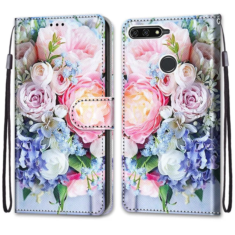 huawei snorkeling case Leather Case For Huawei Honor 7A Pro AUM-L29 5.7 inch Case Magnetic Flip Stand Funda For Huawei Honor 7A 7 A Pro 7aPRO Cover huawei phone cover