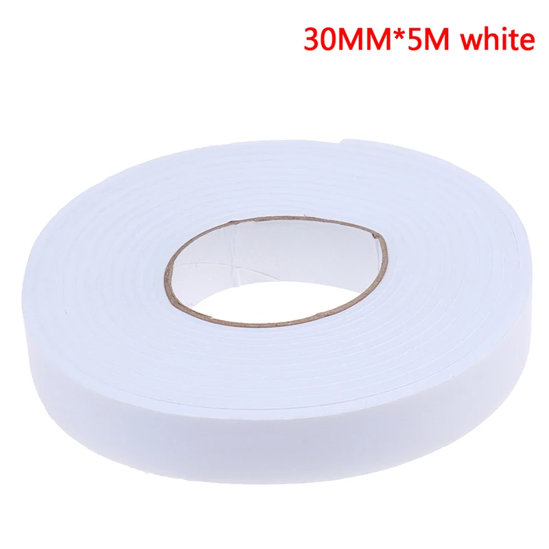 30MM white Мягкая 5 м самоклеящаяся уплотнительная лента для окон двери автомобиля шумоизоляция резиновая Пылезащитная уплотнительная лента оконные аксессуары - Цвет: 30MM white