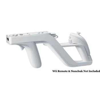 

EastVita Remote Controller For Wii Zapper Gun Detachable Shooting Gun For Nintend Wii Controller Gaming Accessories White r30