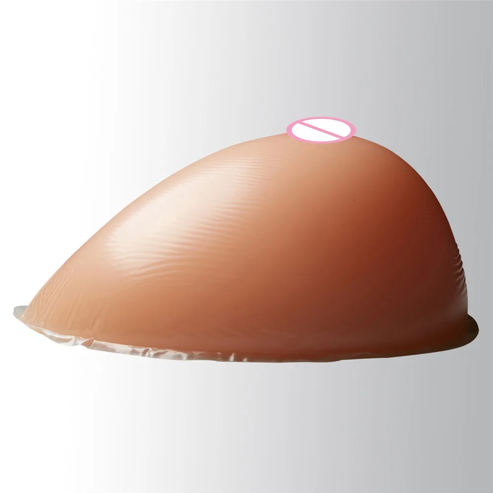 1600g/pair Artificial Fake Breast 40DD/42D/36F Silicone Boobs Forms Enhancer For Crossdresser Transgender Shemale Drag Queen