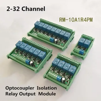 

2-32 Channel Optocoupler Isolation Relay Output Module PLC Signal Amplification Board